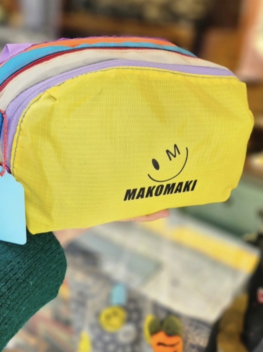 Yellow Multi Organizer Pouch
